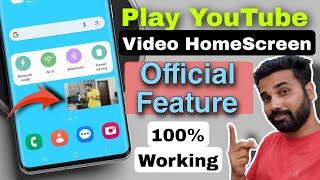 How To play Official YOUTUBE Video in Homepage ! How to play YouTube video in background 