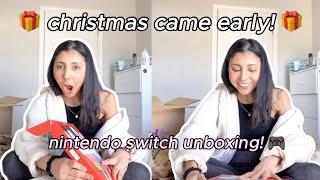 Nintendo switch unboxing (Christmas haul) | vlogmas day 21