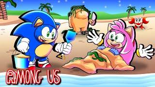 ️ SUS in the SUMMER! - Sonic & Amy AMONG US with FANS!