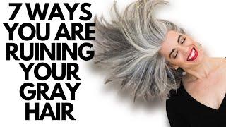 7 Ways Your Are Ruining Your Gray Hair | Nikol Johnson