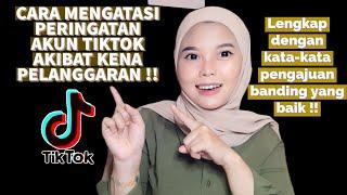 CARA MENGATASI PERINGATAN AKUN AKIBAT PELANGGARAN & TRIK PENGAJUAN BANDING DI TIKTOK SHOP| djzayanti