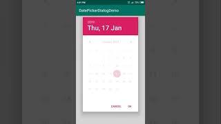 How to Create DatePickerDialog in Android Studio | DatePickerDialog | Android Coding