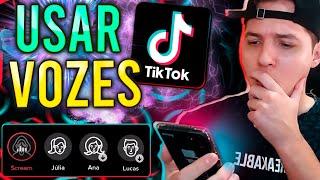 Como colocar VOZ nos VÍDEOS do TikTok