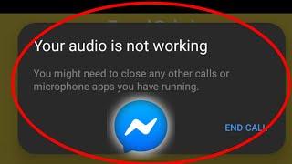 Fix you might need to close any other calls or microphone apps you have running messenger 2024