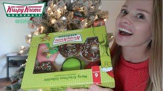 KRISPY KREME Grinch Doughnuts | Grinch, Grinchy Claus, Santa Belly, Cindy Lou Who Merry Berry Tree