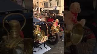 What is better than early cars in an authentic Italian town