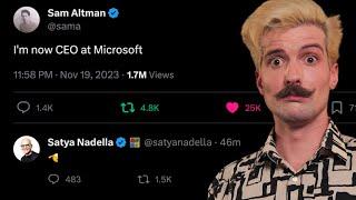 BREAKING: Sam Is CEO Again...At MICROSOFT???