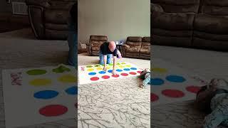 CUTE 3 YEAR OLD GIRL PLAYING TWISTER GAME ASMR #shorts #short #twister #game #shortsfeed #shortfeed