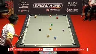 Naoyuki Oi Has No Luck | European Open 9 Ball Pool Championship