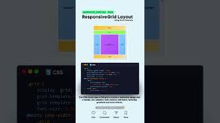 Responsive Grid Layout #codewith_muhilan #css #coding