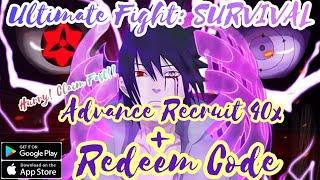 ULTIMATE FIGHT: SURVIVAL Weekly Gift Code/Redeem Code | NarutoGameplay | Idle Games