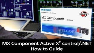 Mitsubishi MX Component Visual Basic App connect to Q series PLC