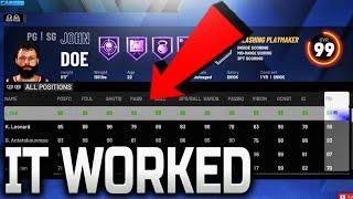 NBA 2K21 * NEW * Instant 99 Overall Glitch (PS4 & Xbox One) Exposed! NEW 99 OVERALL GLITCH!