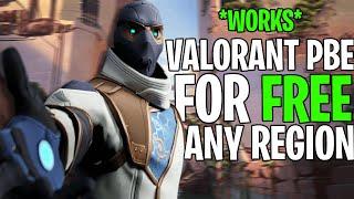 Join Valorant PBE servers from any region (FREE SKINS!)