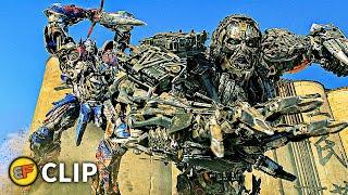 Optimus Prime vs Lockdown - Final Battle | Transformers Age of Extinction 2014 IMAX Movie Clip HD 4K