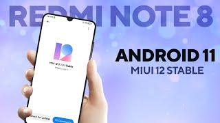 Android 11 MIUI 12 Stable Redmi Note 8 | MIUI 12.0.1.0  (हिन्दी)