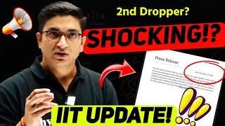 SHOCKING Update ‼️2 Attempt Only I JEE MAINS EXAM DATES | JEE Student ध्यान दें - Sachin Sir Honest