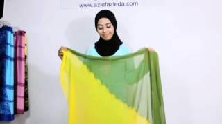 Hijab Tutorial : Bawal hoodie 2 gaya dalam 1 by azie fazieda