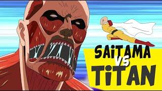 One Punch Man Saitama VS Colossal Titan [Fan Animation]