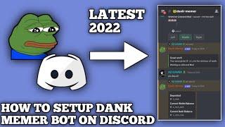 How to setup dank memer | discord bot | 2022