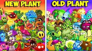 All Plants Team NEW vs OLD Battlez - Which Team Plant Will Win? - PvZ 2 Gameplay