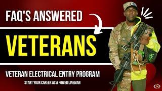 VETERANS looking for a career as a POWER LINEMAN | Watch this!!