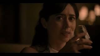 Dinner w Psycho Dad: Cristin Milioti & Mark Strong as Sofia & Carmine Falcone in PENGUIN Ep4