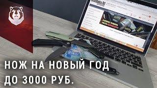 Лучшие складные ножи до 3000 руб на Новый Год