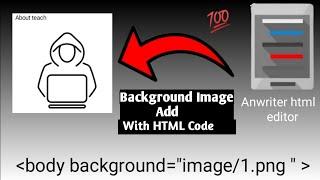 How to Insert Image in HTML | ANWRITER HTML EDITOR | ABOUT TEACH |