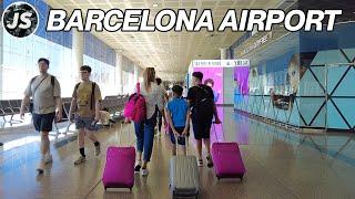 Barcelona Airport (BCN) Terminal 2 International Departures Walk