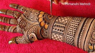 new easy full hand bridal mehndi designs | mehandi ka design | mehndi design simple mehndi | mehandi