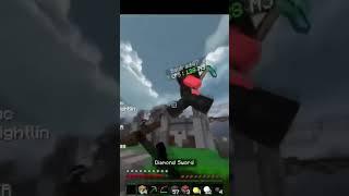 Insane skywars combo #minecraft #pvp