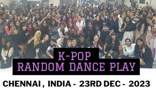 K-Pop Random Dance Play at the K-Fest 23 in Chennai - India  on 23rd Dec 23