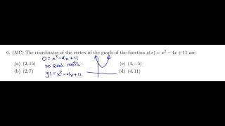 Find the vertex using the calculator