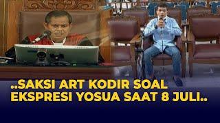 Saksi Kodir ART Sambo Ungkap Ekspresi Yosua saat 8 Juli Sebelum Penembakan