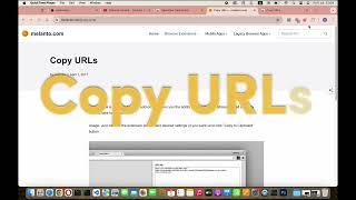 Copy URLs -- Version 2.0