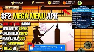 Shadow Fight 2 Mod APK Mega Menu ,ONE-HIT KILL,MAX Level 50000, All Weapons Unlocked | Direct Link