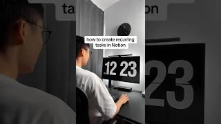 You can finally create automated recurring tasks in Notion!#productivity #notiontips #notiontutorial