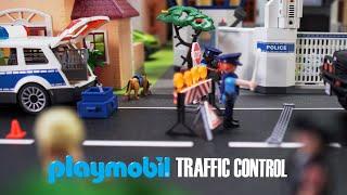 Playmobil City Action Toy Police Car Chase general traffic control 6924