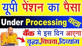 Up pension, (Under Processing) पेंशन कब आएगी | up pension kab aaegi | vridha pension pending