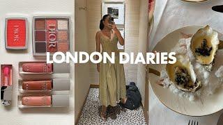 London flat update + brunch at Harrods + chatty car mukbang + new makeup unboxing | LONDON DIARIES