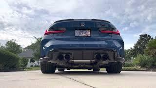 2023 G80 M3 Comp xDrive - Valvetronic Equal Length Catback Exhaust - Sport+ Revs