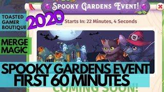 First 60 Minutes • Merge Magic Spooky Gardens Event 2020 Tips & Tricks 