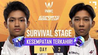 [ID] 2024 PMWC x EWC Survival Stage Day 2 | PUBG MOBILE WORLD CUP x ESPORTS WORLD CUP