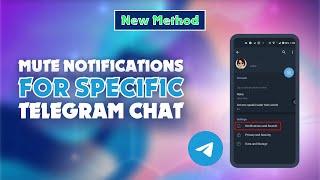 How to Mute Notifications for Specific Telegram Chat    @skillswave​