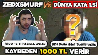 EFSANE KILL YARIŞI! ZEDXSMURF VS DÜNYA KATA 1.Sİ! EN ÇOK KILL'İ ALAN KAZANIR!  League of Legends