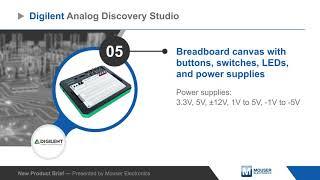 Digilent Analog Discovery Studio — New Product Brief | Mouser Electronics