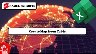 Create a Map Chart the Easy Way - Excel #Shorts