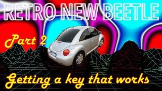 VW New Beetle Retro Build Part 02 - Cutting and programming a new key