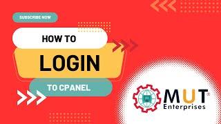 How To Login to CPANEL Account | CPANEL | MUT Enterprises | Best Hosting Services